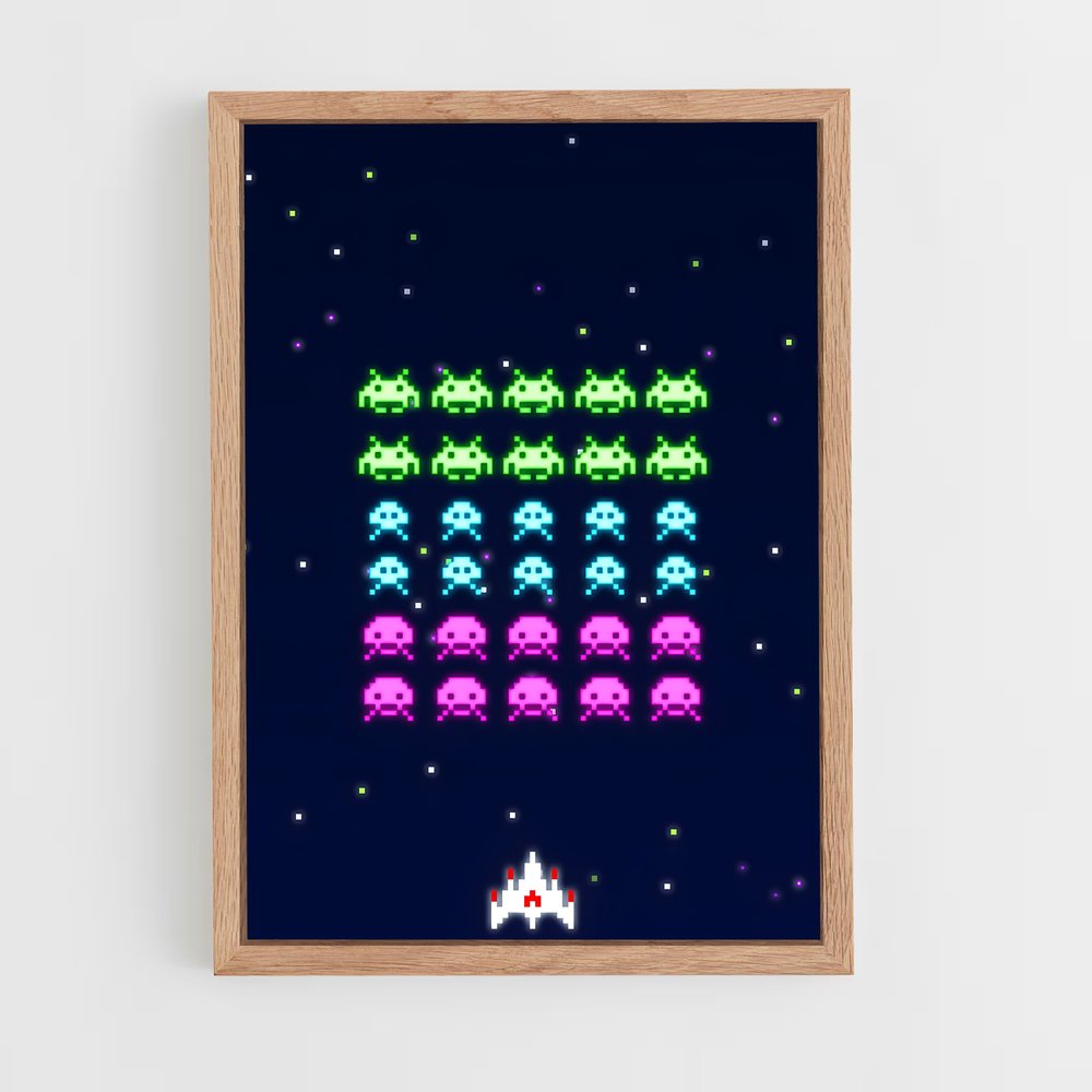 Poster Space Invaders: L’Invasion Retro (vue 4)